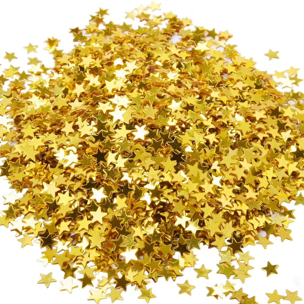 Wedding Hampers - Confettis Étoiles à Paillettes pour Anniversaire,