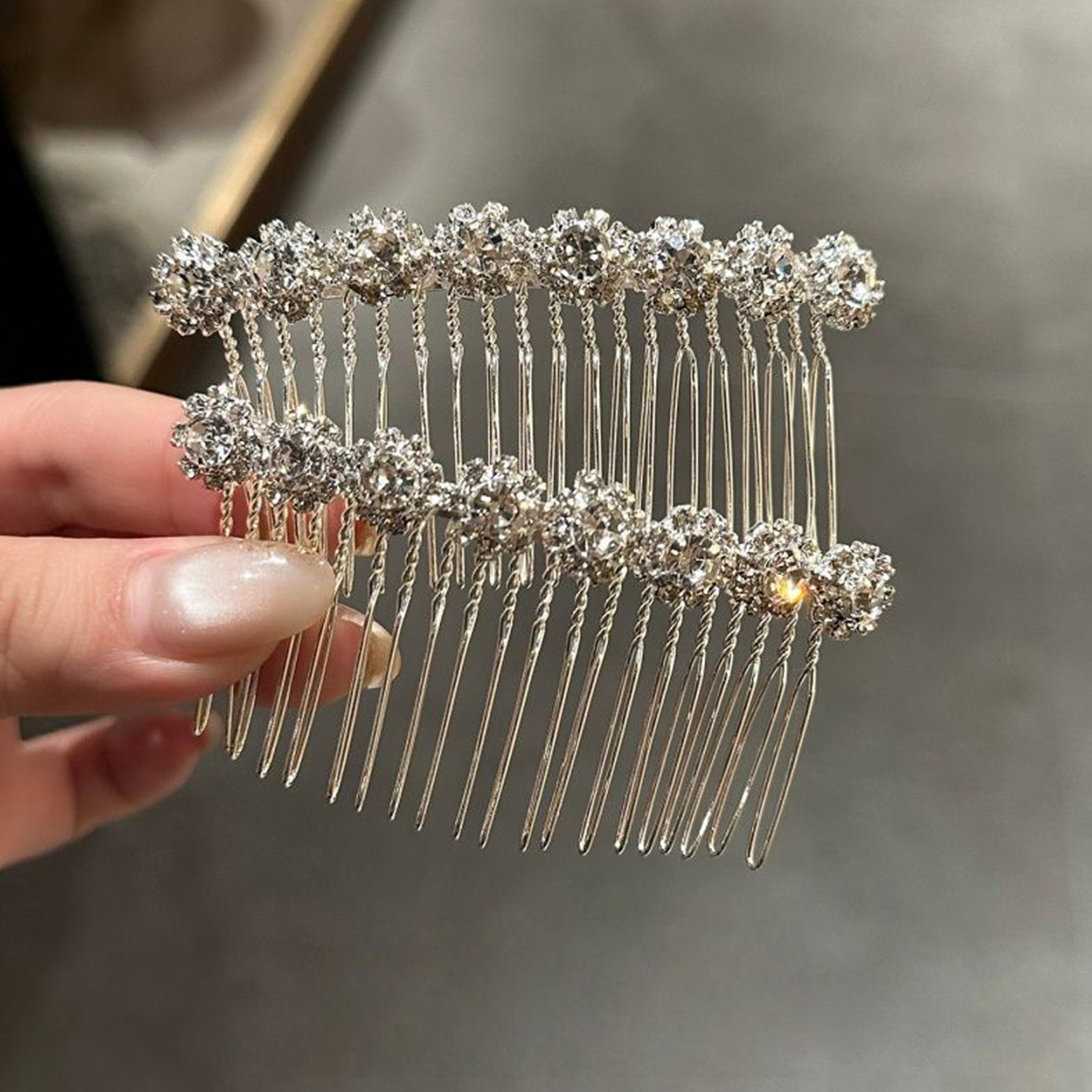 Wedding Decoration Supply - Peignes à cheveux minimalistes en strass