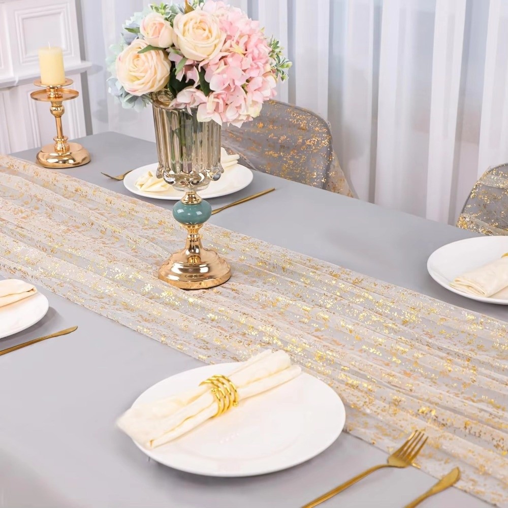 Table Runner Sequin - Chemin de table élégant et luxueux