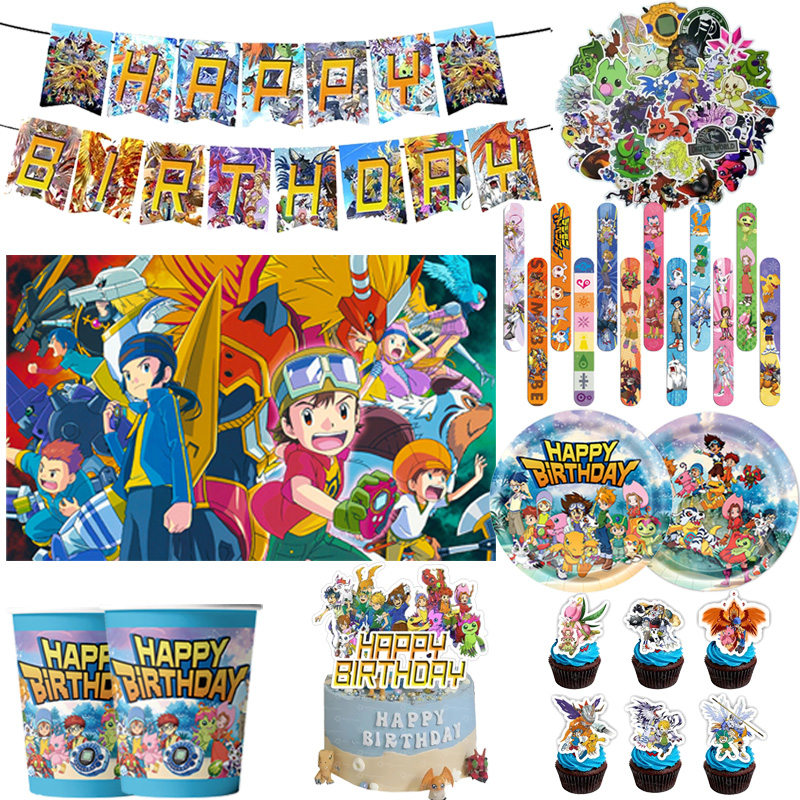 Wedding Day Supply Kit - Kit de Décoration Thème Digimon pour
