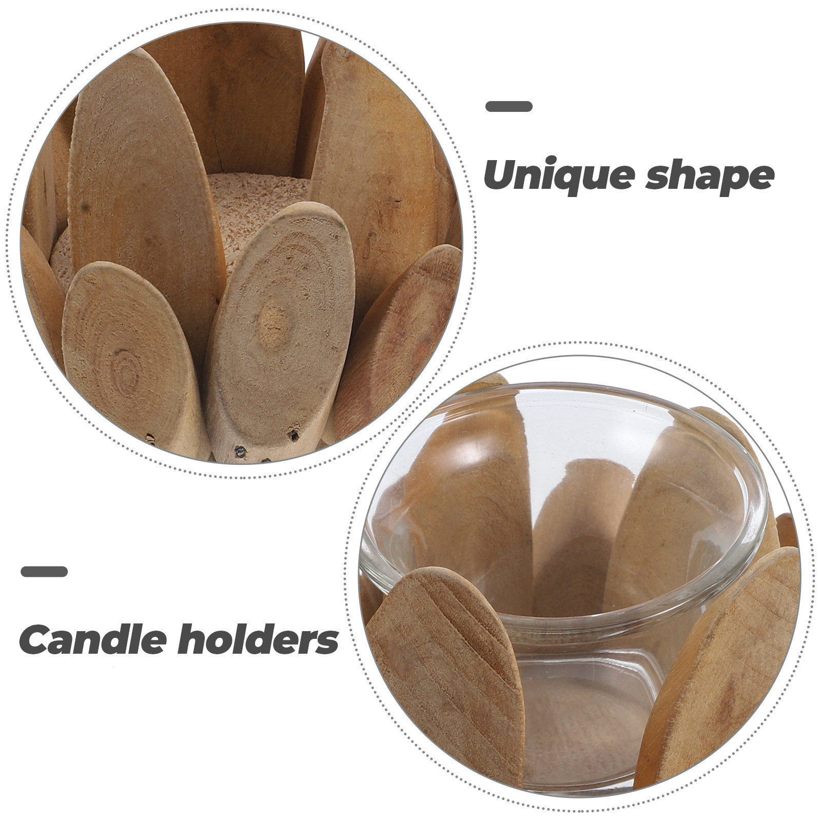 Support en bois en forme de lo - Wedding Decoration Supply avis et prix