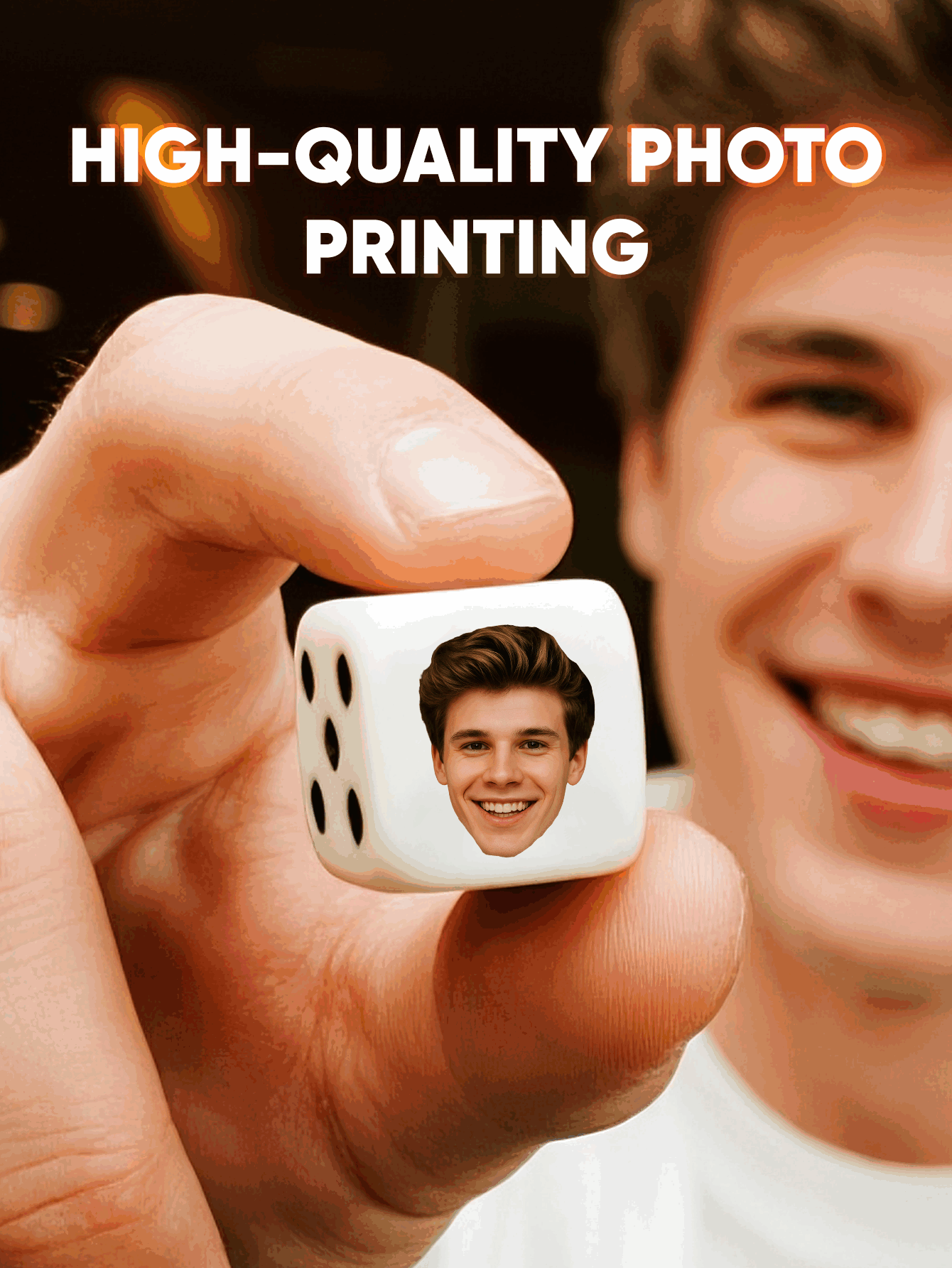 Dés à visage personnalisé, dés - Wedding Souvenir avis et prix