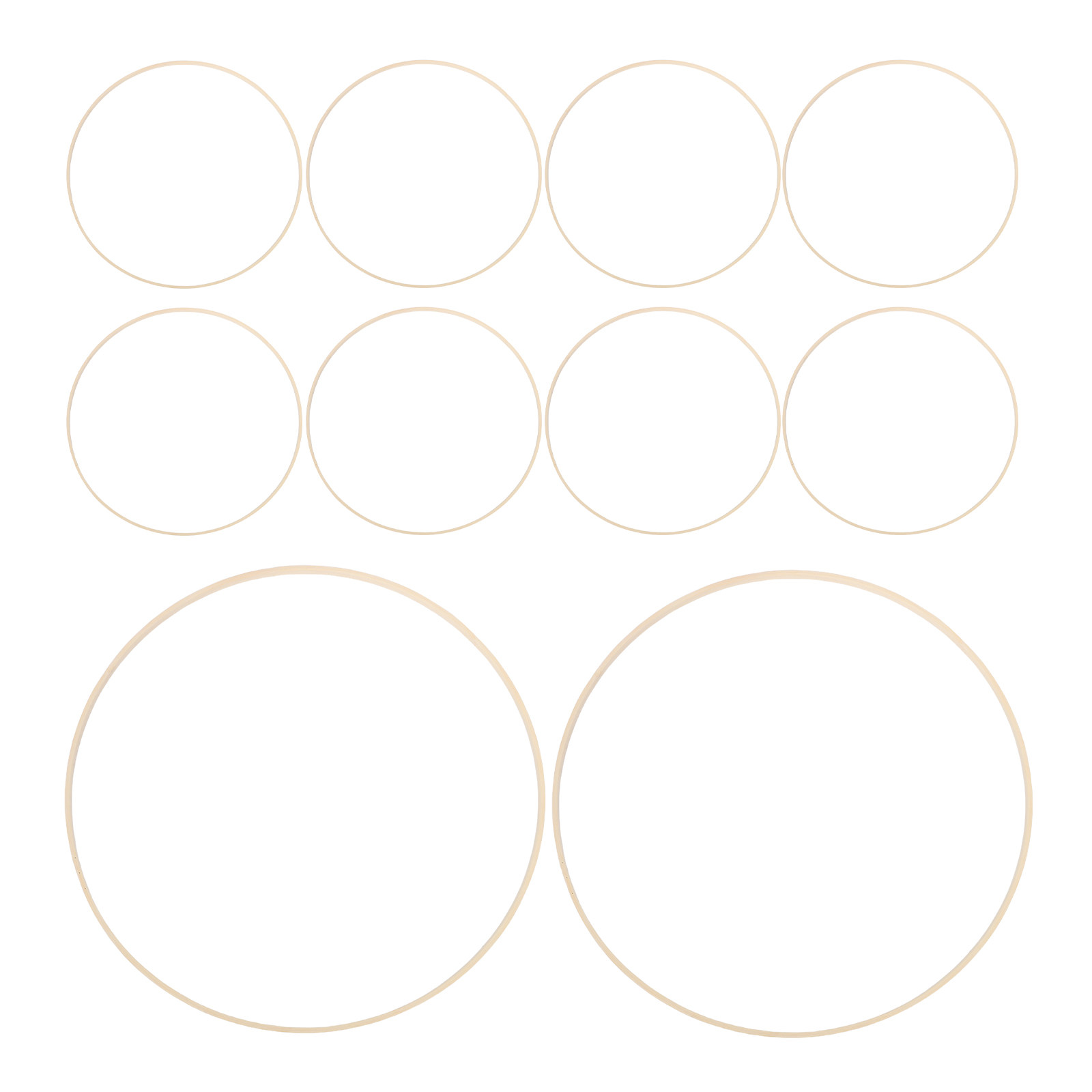 10 cerceaux floraux en bambou, - Wedding Decoration Supply avis et prix