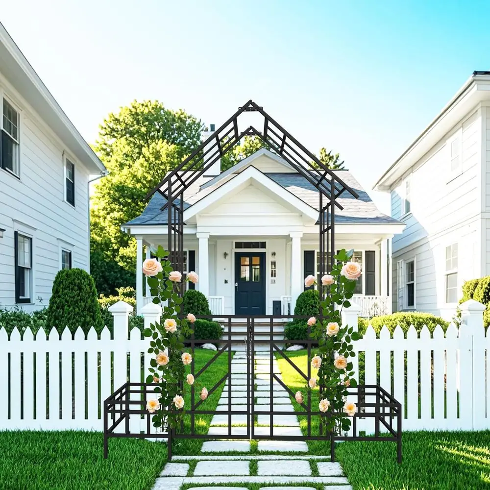 Arche de jardin en métal noir  - Wedding Support avis et prix