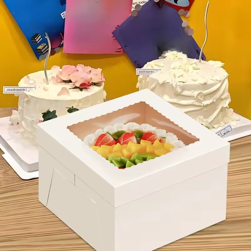 Boîtes à gâteaux jetables blan - Wedding Decoration Supply avis et prix