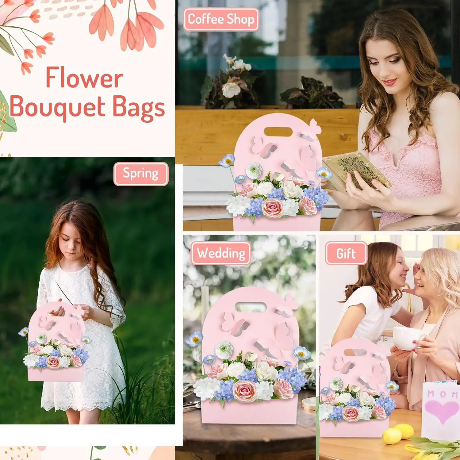 Boîte à fleurs papillon, panie - Wedding Hampers avis et prix