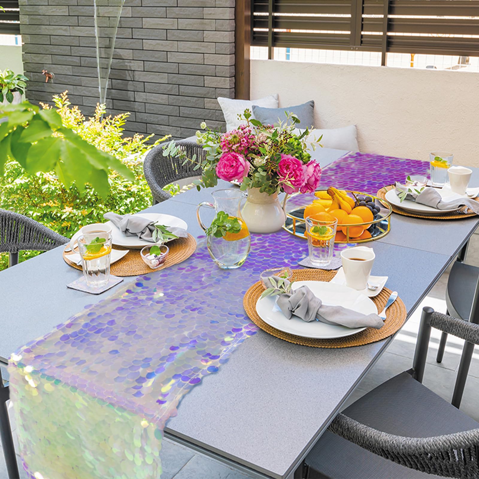 Chemin de Table de fête sirène - Table Runner Sequin avis et prix