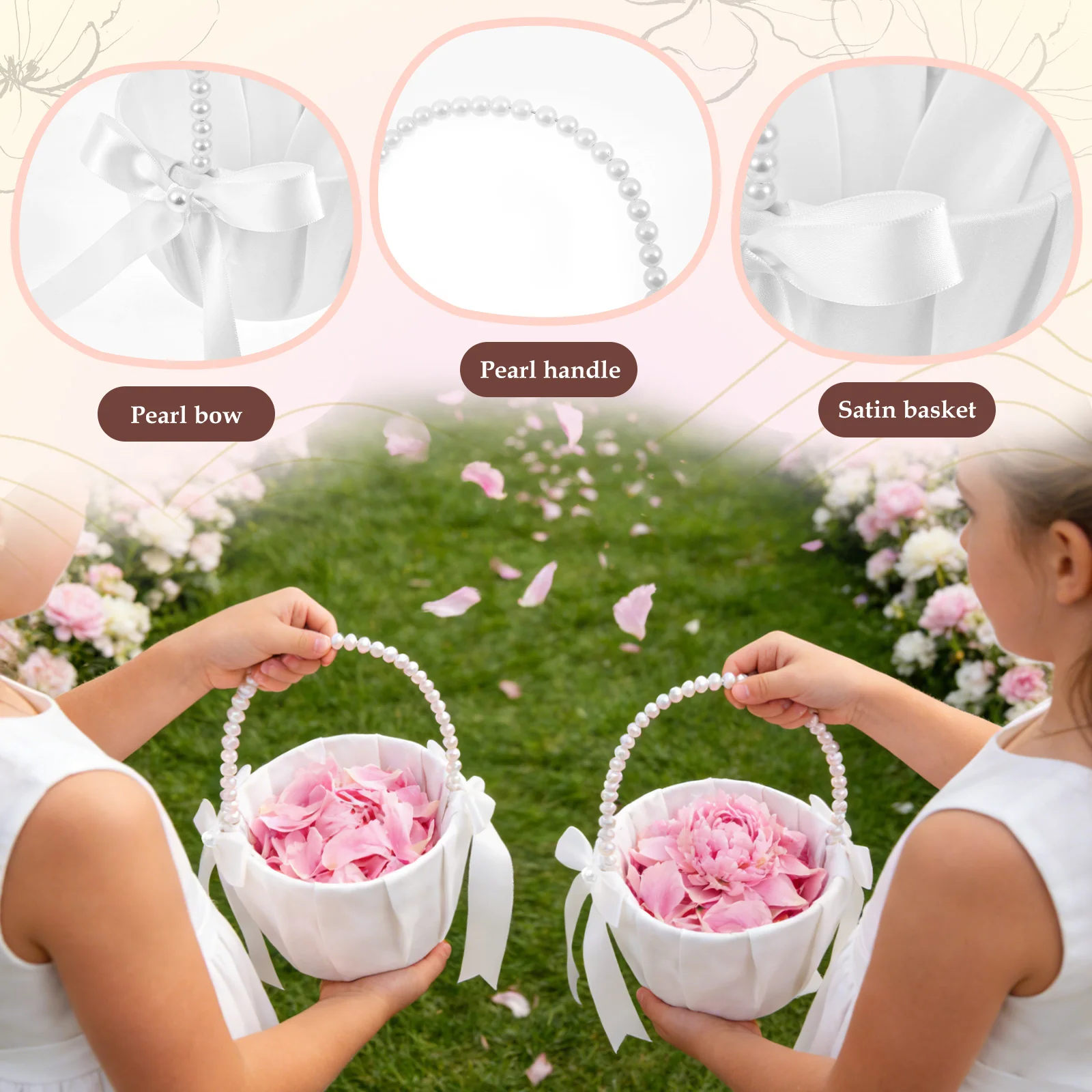 Panier à fleurs pour demoisell - Wedding Hampers avis et prix